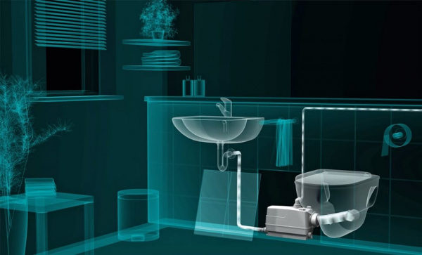 Канализационный насос Grundfos 620 Вт CWC-3